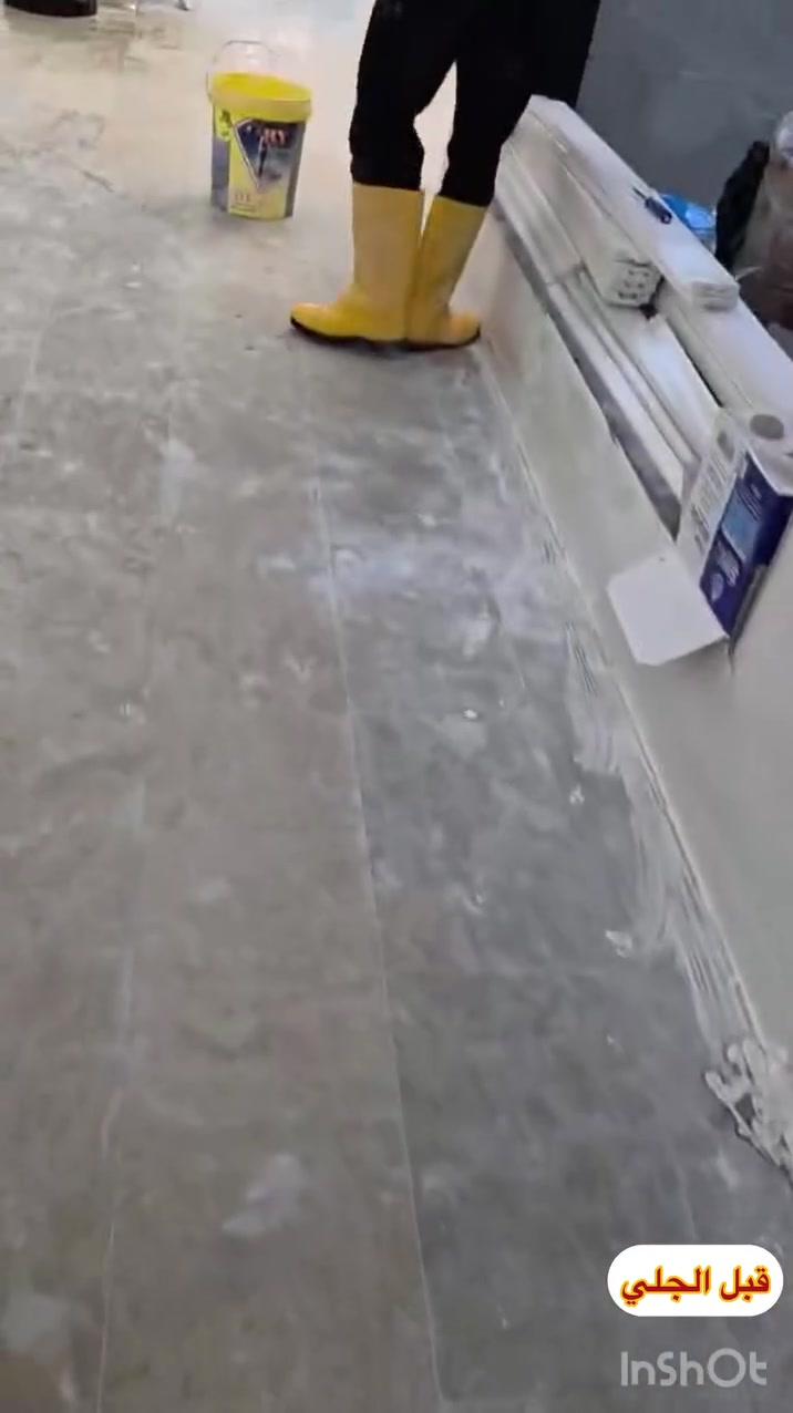 جلي موقعي كافة انواع الكاشي و المرمر وتنضيف بورسلين
والكرانيت والصب👷‍♂️ كادر متنقل في جميع 
محافظات العراق باسعار مناسبة💸 
للستفسار(***********) او مراسله الصفحه 👍✅/
