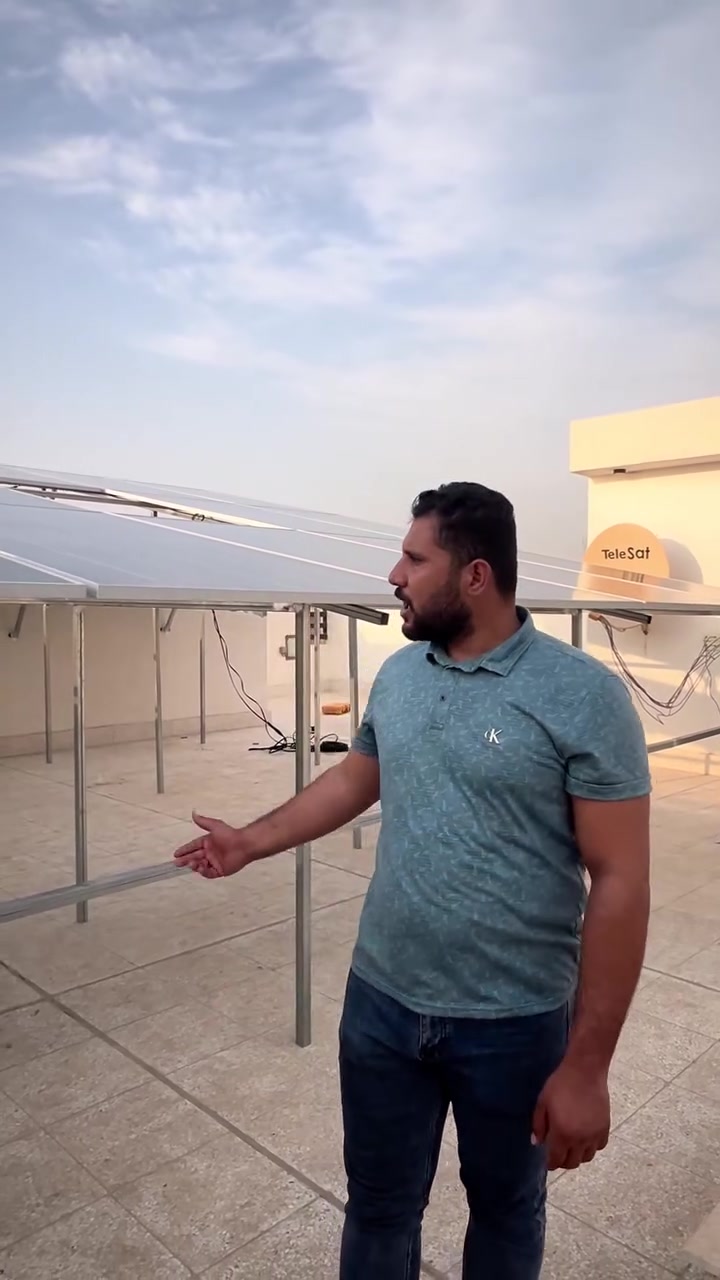 🔺️ منظومة طاقة شمسية 35 امبير نهاري 
  30 امبير ليلي 

⭕️منظومة رقم (595)

📍 موقع النجف
  
 بطاريات ليثيوم فوسفات الحديد
بسعة 16kwh
خلايا Rept GradeA
ضمان 5 سنوات 

 انفيرتر Grenade 12kw
هايبرد
بنظام WI-FI
لمتابعة المنظومة عن بعد
 ضمان 3 سنوات استبدال

الواح Jinko 720w 
 مقاوم للغبار 
24 باسبار وجهين
ضمان 15 سنة 

للاستفسار زيارة مكاتبنا في بغداد او الاتصال على الارقام التالية  :
 
📍 مكتب حي الجامعة - مجمع النهرين التجاري - مجاور جامع ملا حويش :
م. رانيا ***********
م. سيف ***********
م. يوسف *********** 
م. نجم ***********

 📍 مكتب شارع الصناعة - مجمع العلوية - مجاور مستشفى العلوية للاطفال : 
م. شهد ***********
م. سؤدد ***********
م. حمزة ***********

قسم الصيانة والمتابعة الدورية :
م. عبد الغفور  ***********
