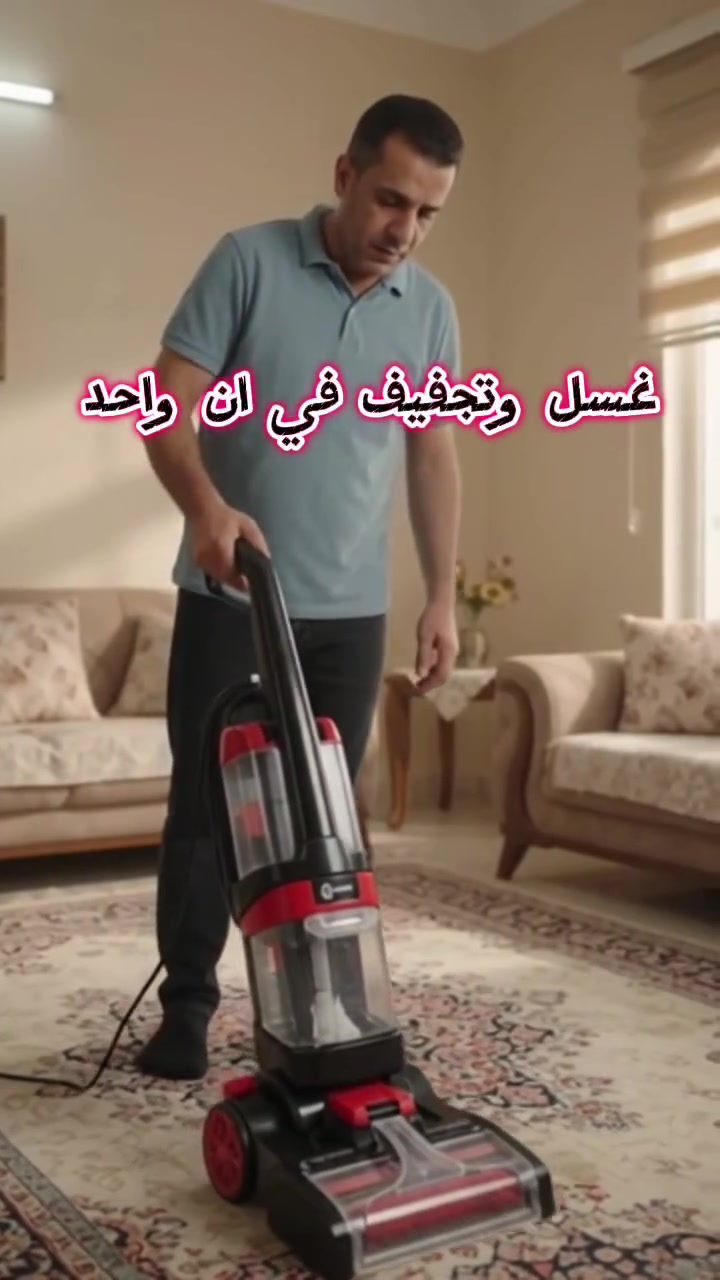 مكنسة غسيل • تجفيف حراري • 800W