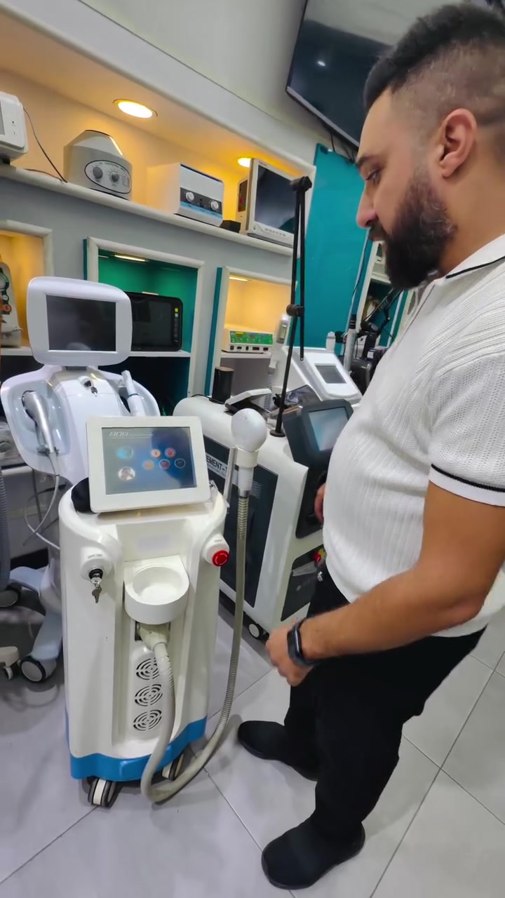 ليزر دايود 808 • تبريد ثلجي • مستعمل قليل