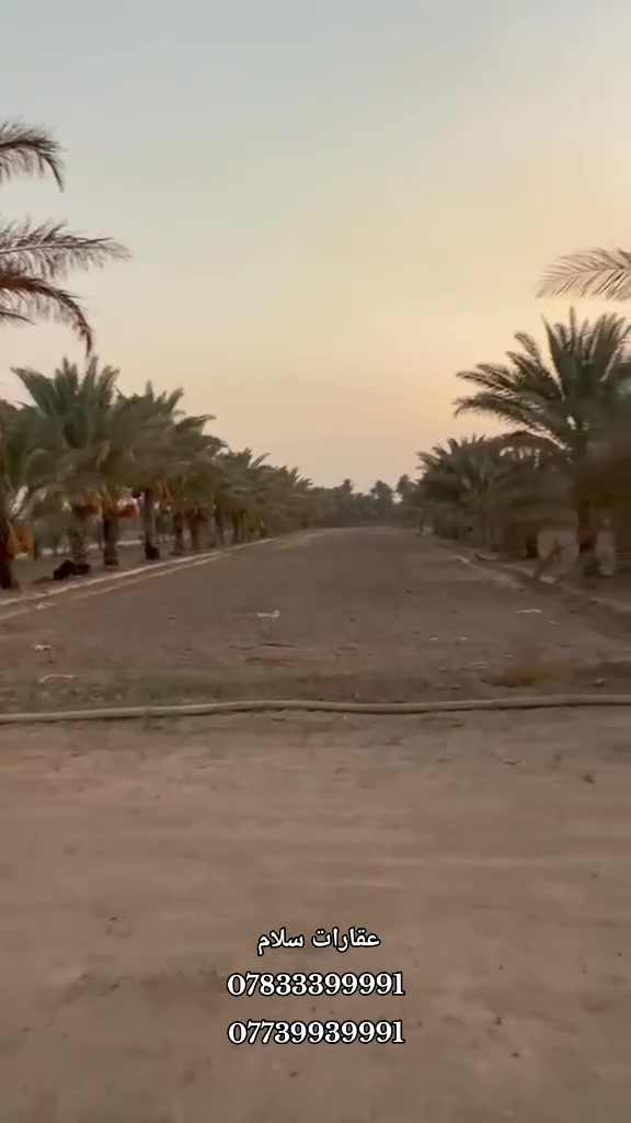 🌴 فرصة استثمارية مميزة للبيع 🌴

📍 المساحة: 3 دوانم
📜 طابو زراعي – سند 25
🔄 تحويل مباشر
📏 الواجهة: 48 متر
💧⚡ خدمات كاملة
🌴 تحتوي الأرض على أكثر من 200 نخلة

📍 الموقع: قرب العلوية شريفة (ع)

💰 موقع مناسب للاستثمار والزراعة والسكن الريفي

📞 للاستفسار والتفاصيل أكثر:
عقارات سلام
***********
***********
