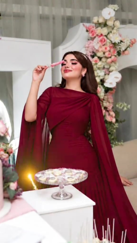 شيفون مبطن • قياس ٣٨-٤٨ • توصيل