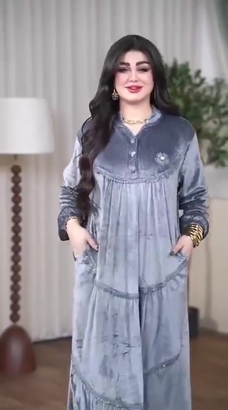 دشداشة مخمل • تونسي جاكار • مقاسات L إلى 3XL