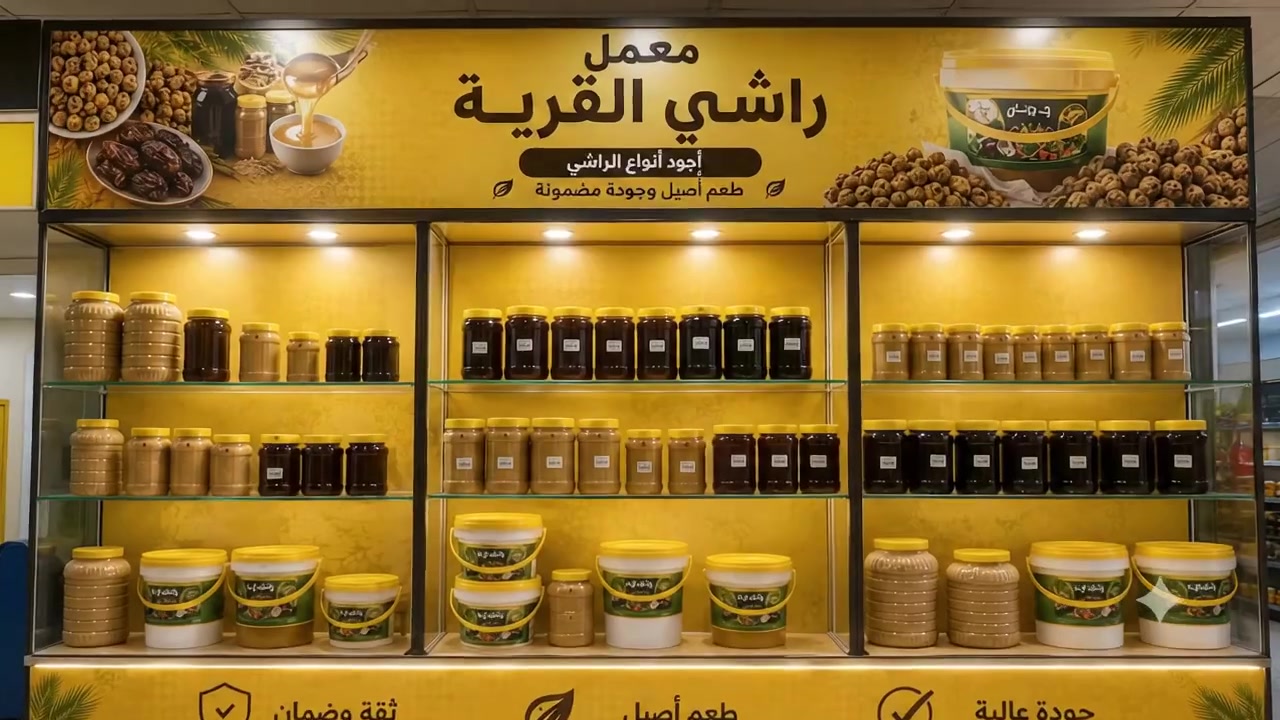راشي القرية القرية.. طعم الريف الطازج على مائدتك! 🍯
استمتع بالطعم الغني والنقاء الصافي من أجود حبوب السمسم، ليدلل فطورك بطاقة لا تنتهي.
🚚 خدمة التوصيل متوفرة لحد باب البيت!
اطلب الآن واستفد من التوصيل السريع.
للطلب والاستفسار، تواصل معنا عبر الرسائل 📥
***********
