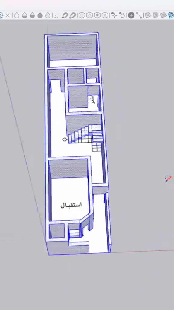 تصميم 3D • واجهة ٥×٢٠ • الدورة بغداد