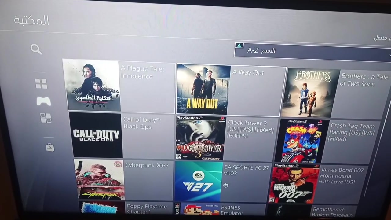 فور سلم مهكر تهكير متصفح كولدن هين متروس العاب مفتوح تنظيف فقط سعره 260 وبي مجال 
محاكي سيكا جنسيس بدخله العاب هواي 
محاكي نينتندو بداخله العاب هواي
James Bond 
Crash Tag Team Racing
Clock Tower 3
Plague Tale: Innocence عربيه 
Fc27 عربيه 
Cyberbank عربيه 
Call of Duty Black Ops
Uncharted 2
The Sinking City عربيه 
Resident Evil 3
Brothers: a Tale of Two Sons عربيه 
The Last of Us Remastered عربيه 
A Way Out
Poppy Playtime عربيه 
Remothered: Broken Porcelain عربيه 
Shadow of the Tomb Raider عربيه
