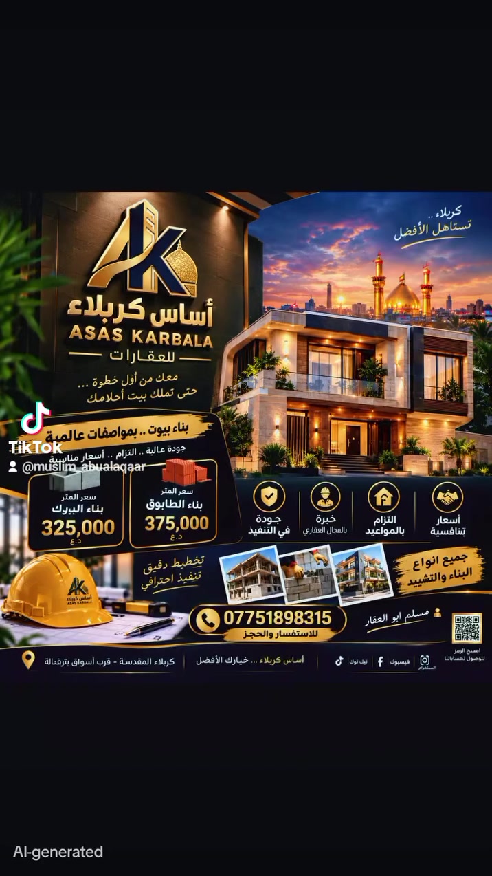 مفتاح كامل • بناء طابوق • بناء بلوك