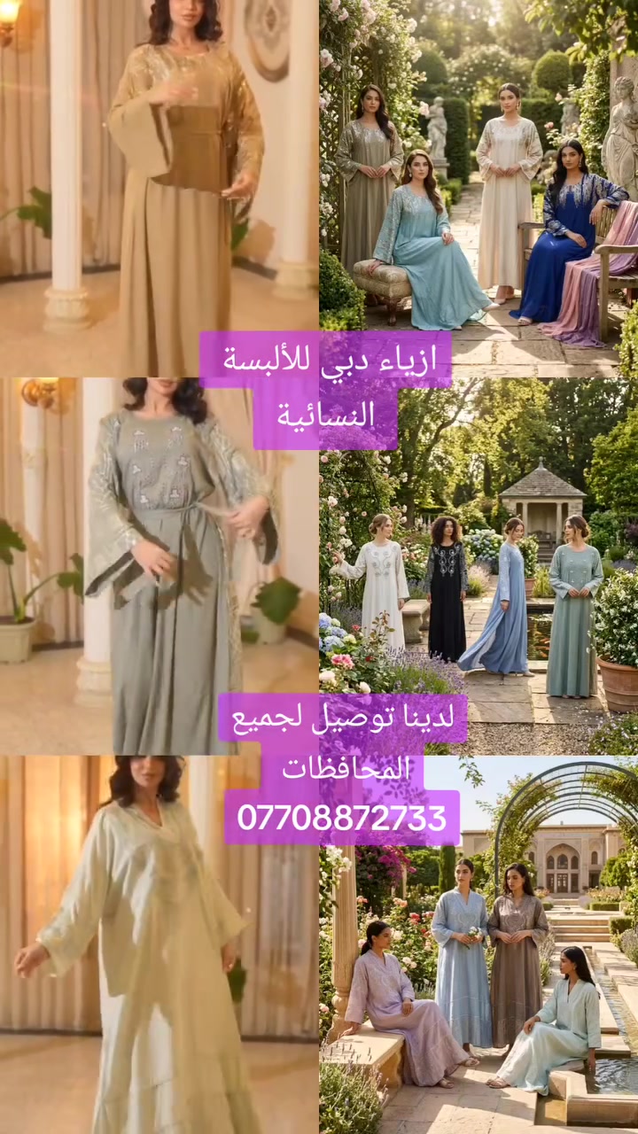 جوانترين موديلات  هاتوه بشنكاى دوبه ى

 ناو نيشان كه لار جادى اندازياران نيزك ترافكلايت بنجا مال.*********** 

اجمل واروع الموديلات الجديدة في ازياء دبي للألبسة النسائية 
كلار شارع اندزياران قرب ترفكلايت 
لدينا توصيل لجميع المحافظات ***********
