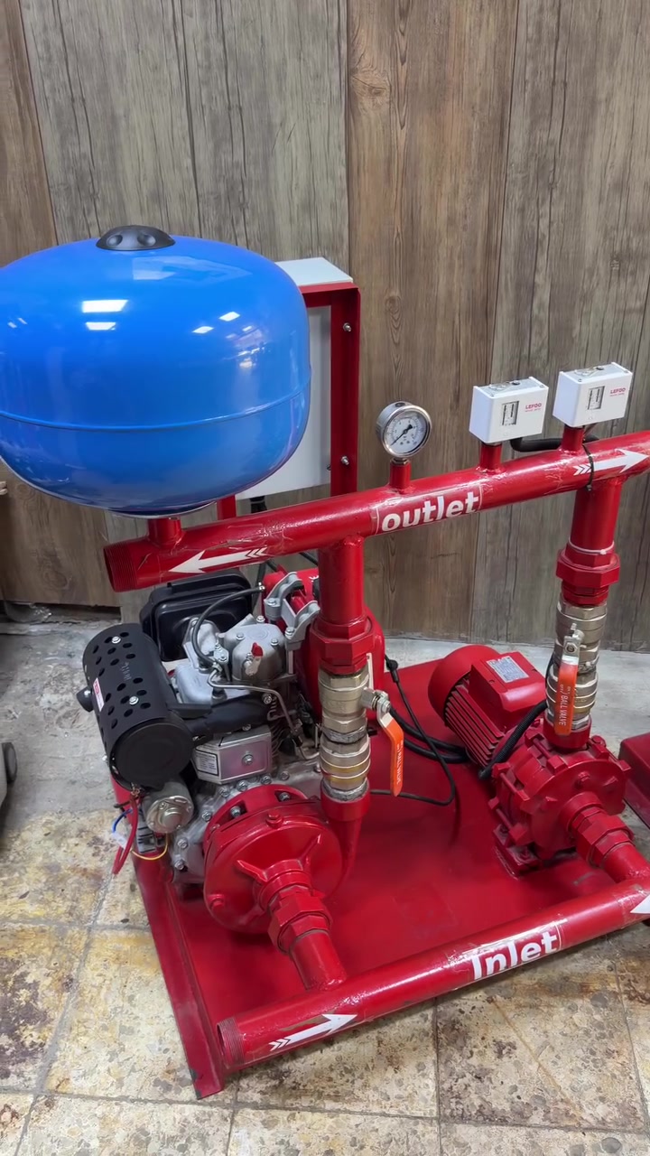 🌊 معرض المنتظر للمضخات والغطاسات 🌊
مضخة الحريق المزدوجه 50 كالون 🚒
المواصفات 👇
1/ محرك كاز 10 حصان 2 انج
2/ مضخة كهربائية دبل بشارة 3 حصان

💡 المنظومة جاهزة للنصب والتشغيل ومطابقة لمتطلبات الدفاع المدني .
 للحجز والاستفسار :***********
​التوصيل متوفر لكل العراق 🚛
