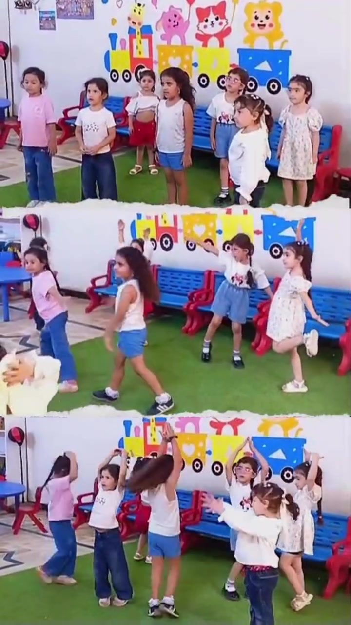 🎀 نزرع في قلوب صغيراتنا الحب، ونمنحهن مساحة للتعبير والإبداع ✨
لحظات من الباليه مع أميرات روضتنا الجميلات 🤍🌸
