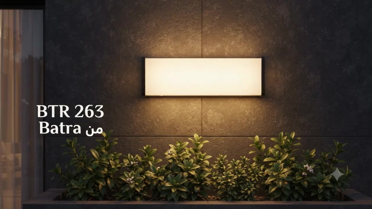 تألق استثنائي لكل تفصيلة في منزلك

​لأن كل تفصيلة حلوة تحتاج إضاءة تعكس جمالها، نقدم لك وحدة الإضاءة الخارجية العصرية BTR 263 من Batra. بتصميمها الأنيق وإضاءتها المتوازنة، تضفي لمسة من الفخامة والدفء على مساحاتك الخارجية وواجهات منزلك، لتجعل كل زاوية تنبض بالحياة .

​ارفع مستوى الديكور الخارجي لمنزلك اليوم، ودع الإضاءة تروي قصة جمال تفاصيلك.

نعتني بتفاصيل راحتكم ...❤️
***********
