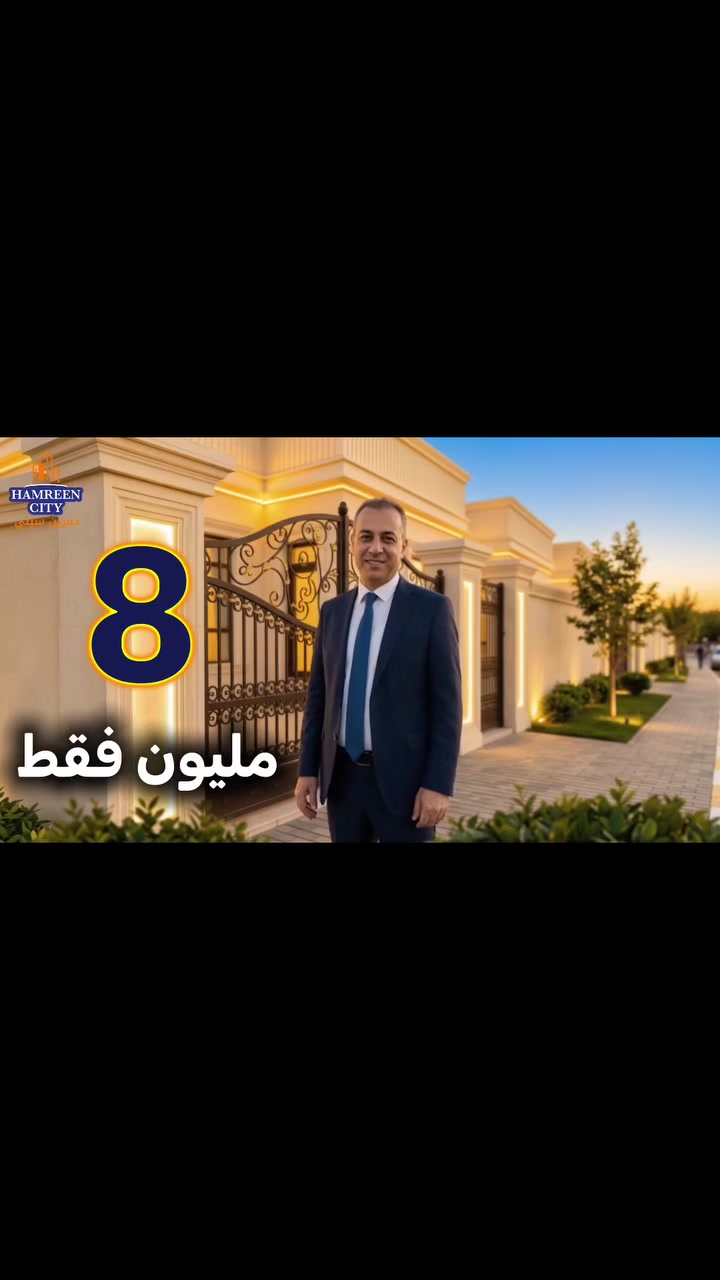 🔑 فرصة العمر السكنية والاستثمارية.. طابو بيتك باسمك وبأسهل مقدمة! 🔑✨

هل تحلم بامتلاك منزل حديث، آمن، ومصمم بأعلى معايير الجودة لعائلتك دون تعقيدات مالية؟
في مجمع حمرين سيتي السكني جعلنا الحلم حقيقة ملموسة ومضمونة 100%!

🔘 💡 العرض الاستثنائي والأقوى:
ادفع 8 مليون دينار فقط كمقدمة.. واستلم سند الملكية الرسمي (الطابو) بيدك مباشرة لحظة توقيع العقد! ضمان قانوني كامل وأمان مطلق لاستثمارك واستقرار عائلتك.

🔘 🏡 لماذا يُعد "حمرين سيتي" خيارك الأفضل والأول؟

• 📐 مساحات واسعة وتصاميم عصرية: بيوت بمساحة 250 م² تخطيط هندسي حديث يوفر لك الاستغلال الأمثل للمساحات وراحة لا تُضاهى.

 • 📄 أمان قانوني وثقة مطلقة: استلام سند ملكية العقار فورياً مع العقد يضمن لك ولعائلتك الطمأنينة الكاملة.
  🏗️ بنية تحتية متكاملة: شبكات شوارع معبدة، كهرباء، ماء، وبيئة سكنية حديثة تليق بتطلعاتكم.

 • 💳 تسهيلات سداد مريحة: نظام دفع مرن ومريح يسهل عليك رحلة امتلاك بيت العمر، اقساط شهرية لمدة 20 سنة.

⚠️ الفرصة محدودة والإقبال كبير على الوحدات! لا تتأخر في اتخاذ القرار، احجز وحدتك اليوم واضمن مستقبل عائلتك في أرقى مجمع سكني.

─────────────────────────────
📍 🏢 مكتب المبيعات: طوزخورماتوو - بداية السوق الكبير - جوار المشتل - بصف زوراب-مقابل معرض ليلاني

📍 موقع المجمع: طوزخورماتوو - نهاية حي الجمهورية - على ضفة مشروع الري.
─────────────────────────────
📞 للحجز المباشر والاستفسار، تواصلوا معنا من خلال ارقام تالية :
☎️ *********** - ***********☎️
