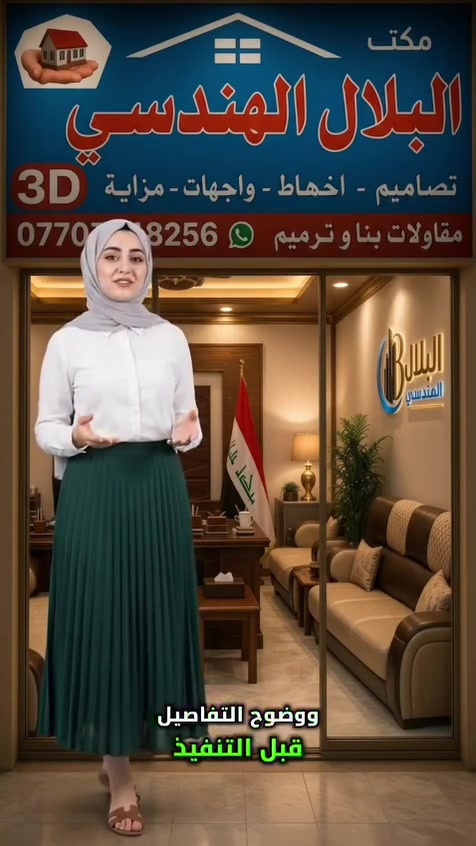 🏗️ من التصميم إلى التنفيذ… نتابع المشروع حتى يتحول إلى واقع

بعد أن أنجز مكتب البلال الهندسي مرحلة التصميم المعماري والإنشائي للمشروع، انتقلنا إلى مرحلة التنفيذ على أرض الواقع، وفق المخططات والتفاصيل المعتمدة وبمتابعة هندسية مستمرة.

نشارككم اليوم مجموعة من الصور والفيديوهات من مراحل التنفيذ الفعلية، لتوضيح كيف تتحول الفكرة والتصميم ثلاثي الأبعاد إلى مشروع منفذ خطوة بخطوة.

📐 نبدأ من دراسة الفكرة والتخطيط والتصميم.
🖥️ نعرض المشروع بتقنية 3D قبل المباشرة.
🏗️ ثم ننتقل إلى التنفيذ والمتابعة الميدانية حتى اكتمال المشروع.

هدفنا أن يكون ما تم تصميمه على الورق هو نفسه ما يُنفذ على أرض الواقع، مع الاهتمام بالتفاصيل والدقة في كل مرحلة.

من التصميم إلى التنفيذ – تسليم مفتاح – بعقد مقاولة أصولي مصدق لضمان الحقوق.

📲 واتساب:
https://wa.me/9647707748256

📞 ***********

📍 موقع المكتب:
https://maps.app.goo.gl/TK5PgaUm1N42Yx616

📍 ديالى – بعقوبة – فلكة العنافصة

🔹 للاطلاع على المزيد من أعمالنا ومشاريعنا:
https://www.facebook.com/uhazmm

مكتب البلال الهندسي | نصمّم المشروع… ثم نحوله إلى واقع.
