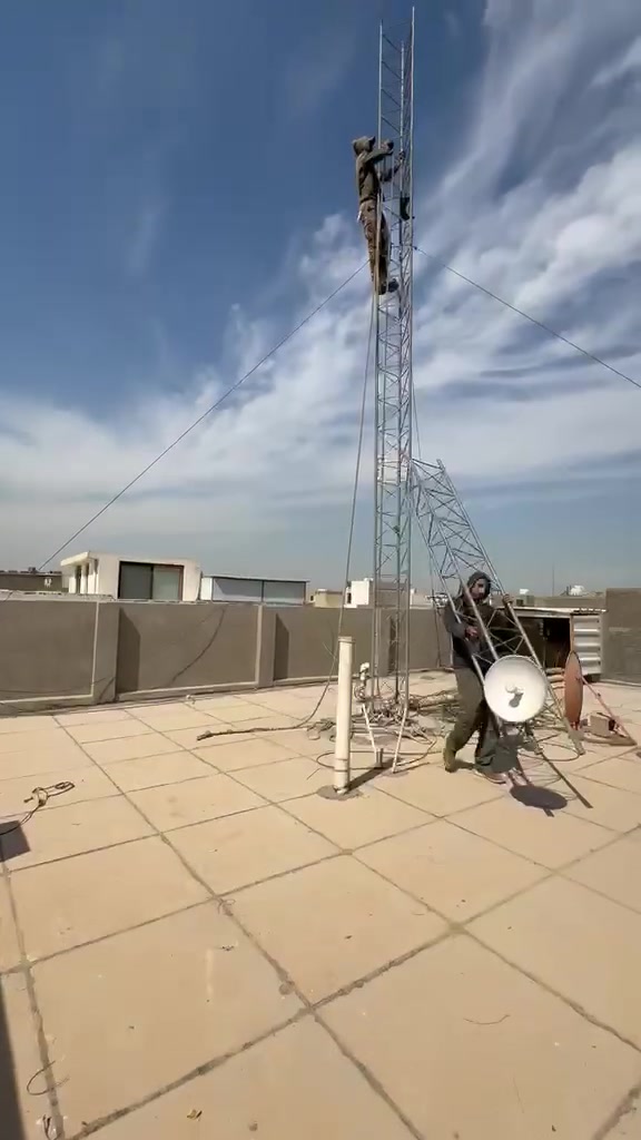 تفصيخ ونصب • صيانة ابراج • تبديل اسلاك
