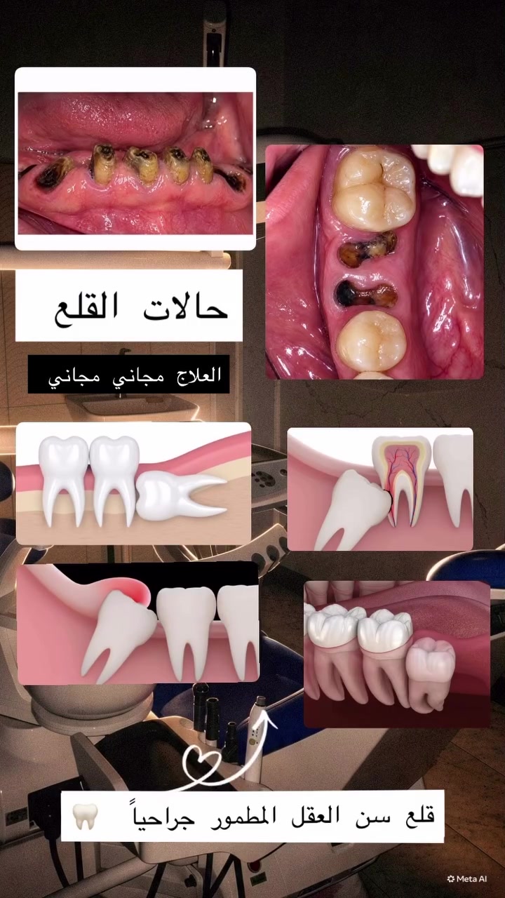 علاج اسنان مجاني • الجبيلة البصرة • عيادات الكنوز