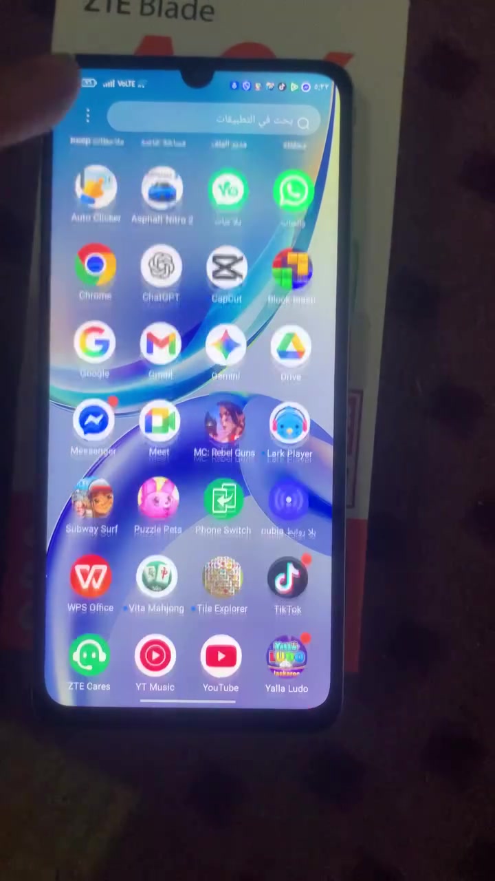 زد تي إي A36 • شاشة مبدلة • ١٢٨ جيجا