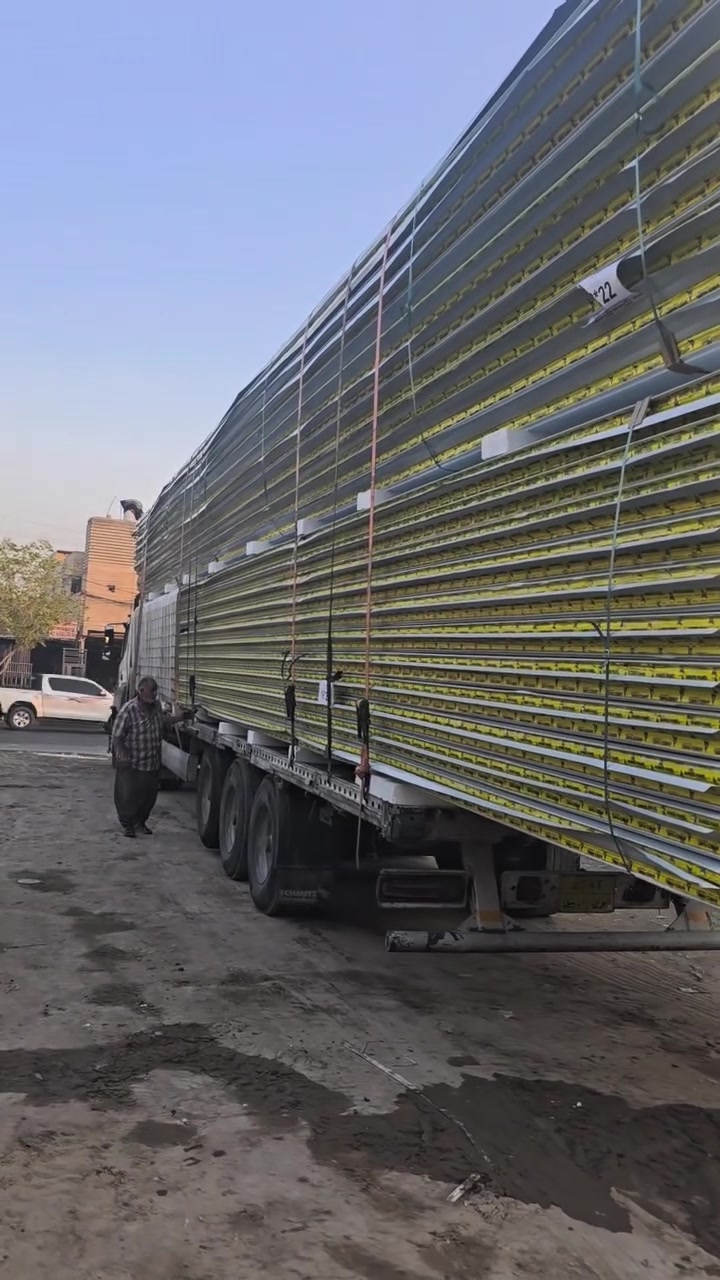 يابلاش سعر المتر ١١ الف سلام عليكم اخون وصول وجبه جديده سندويج درجه اولئ متوفر جميع القياسات وجميع انواع السندويج بنل متوفره جداري وسقفي عنوانه كربلاء حي الغدير 
للاستفسار ***********.   ***********
