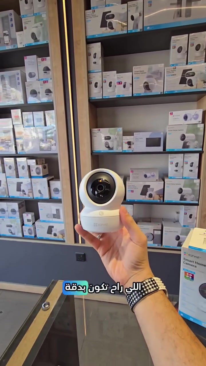 🎥 كاميرا المراقبة الذكية EZVIZ H6c Pro 2K 
​احمِ بيتك وعائلتك بأعلى مستويات الأمان والذكاء مع كاميرا EZVIZ الذكية!  
​🌟 المواصفات والمميزات الأساسية:
​دقة عالية (2K Resolution): صور وفيديوهات شديدة الوضوح والتفاصيل.  
​تغطية شاملة 360 درجة (Motorized Pan & Tilt): دوران وتحريك ذكي لتغطية جميع أركان الغرفة بدون زوايا ميتة.  
​رؤية ليلية ملونة ذكية (Smart Color Night Vision): رؤية واضحة تصل حتى 10 أمتار حتى في الظلام التام.  
​كشف وتتبع ذكي للبشر (Human Shape Detection & Tracking): التمييز بين حركة الأجسام والأشخاص وتتبع الحركة تلقائياً.  
​اتصال صوتي مزدوج (Two-Way Calling): إمكانية التحدث والتواصل المباشر مع زر اتصال باللمس.  
​كشف الأصوات العالية (Loud Noise Detection): التنبيه عند سماع أصوات غير طبيعية مثل بكاء الأطفال.  
​وضع الدورية ووضع النوم (Patrol Mode & Sleep Mode): لإجراء جولات تفقدية ذاتية أو إيقاف التسجيل للحفاظ على الخصوصية.  
​عرض ومتابعة من أي مكان (View from Anywhere): مشاهدة المباشر عبر التطبيق وبثانيتين فقط عبر Wi-Fi 2.4GHz.  
​تنسيق ودعم المساعد الذكي: تدعم العمل مع Google Home و Amazon Alexa.  
​سعة تخزين ضخمة: تدعم كارت ذاكرة MicroSD حتى 512GB بالإضافة للتخزين السحابي EZVIZ Cloud.  
​💰 عرض خاص ومميز:
​💵 السعر: 50,000 دينار فقط!
​🎁 هدية العرض: رام ذاكرة أصلي من EZVIZ.
​🚚 التوصيل: مجاني لجميع المحافظات!
​🛡️ الضمان: ضمان حقيقي لمدة سنتين.
​📩 للطلب والاستفسار: يرجى إرسال رسالة عبر الصفحه 
 #حياكم #الله #زبائن👌
