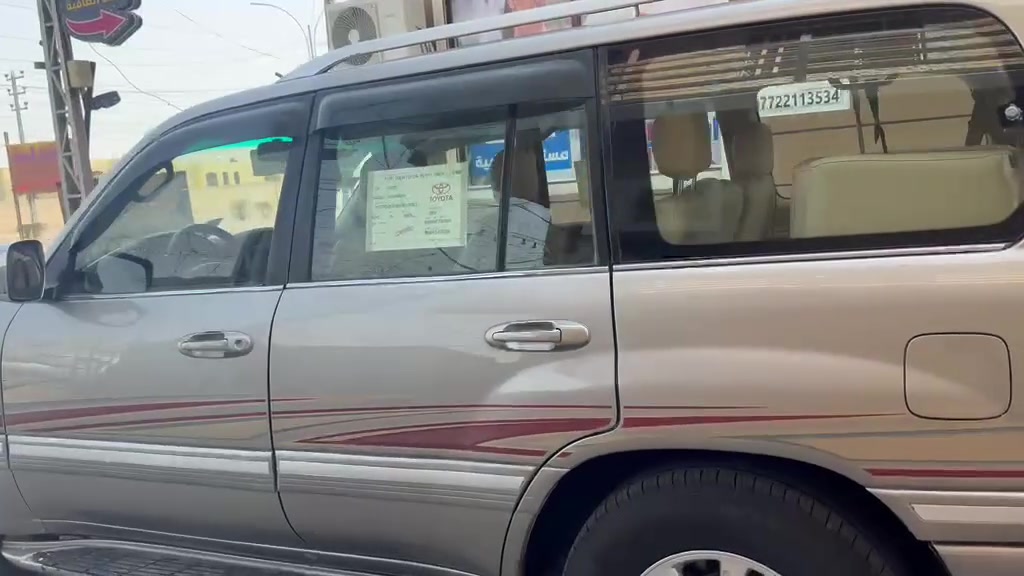 لاندكروز موديل 2003 رقم بغداد سياره خليجي كفاله من ظربه والكلبه والكص والعيب شرعي مكينه سته سلندر كفاله مكينه وكير لوكير شغال تبريد تدفئه كله شغال سبعه راكب تبريد ثلاث قطع حداديه تخم تاير جاهزه  (***********) السعر 115
