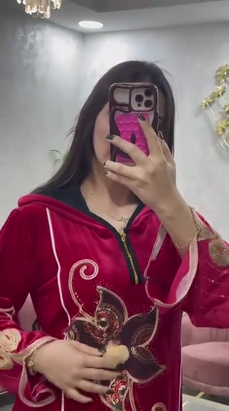 ازياء اوركيد • دشداشة ستراس • مقاسات L-5XL