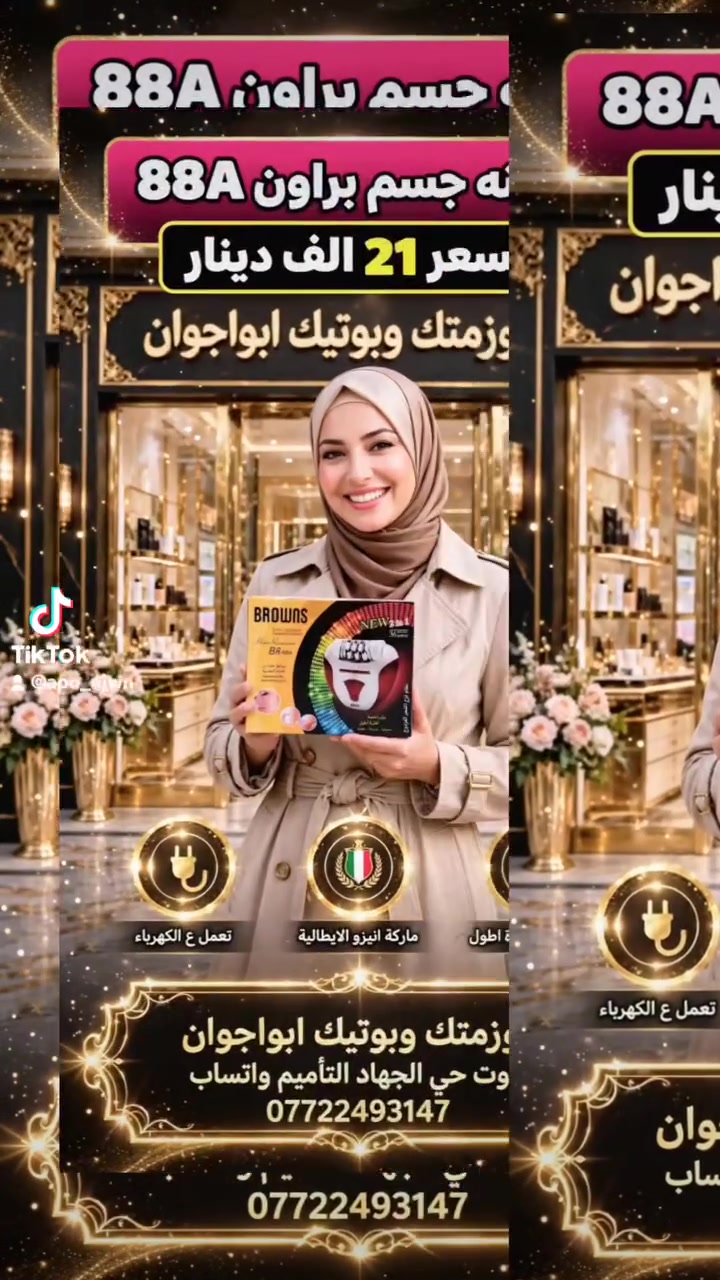 مكينة براون ٨٨A • انیزو إيطالية • نزع شعر مزدوج