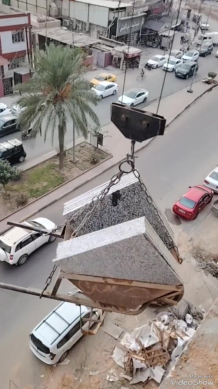 ونش • تصعيد مواد • بغداد