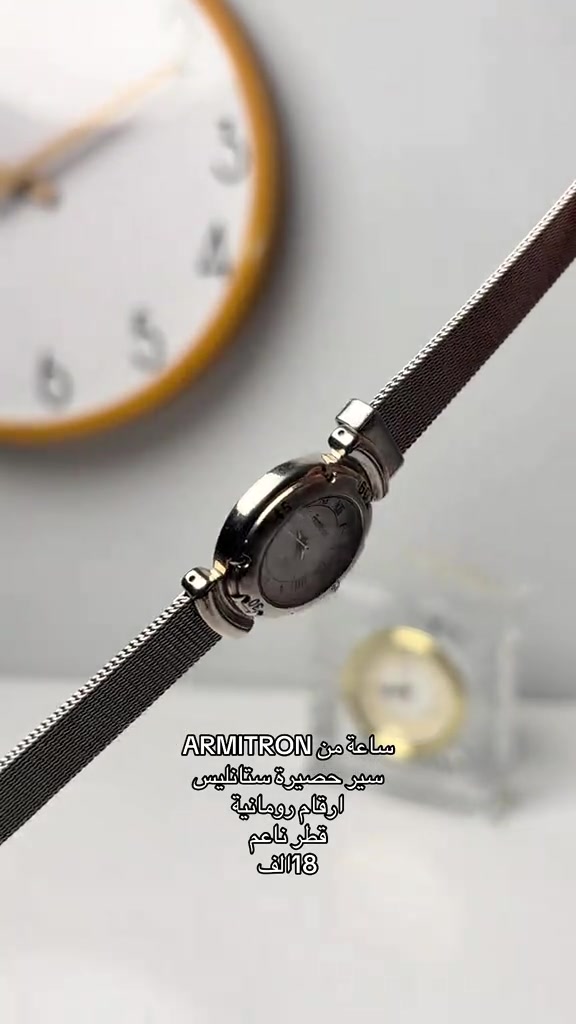 ARMITRON • سير حصيرة ستانلس • أرقام رومانية