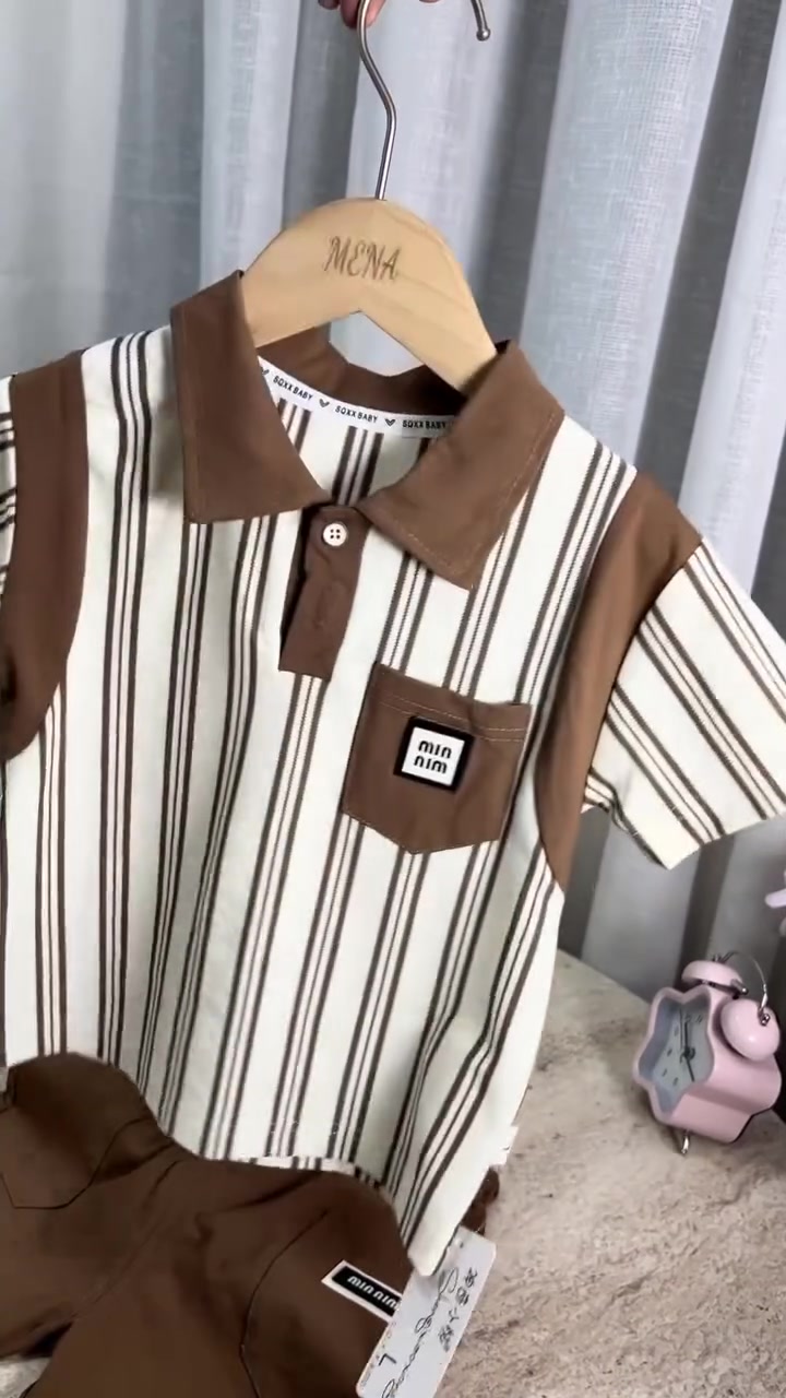 سيت اطفال ولادي 👕
الخامة 95٪قطن.. 5٪ليكرا
المقاسات.. 6الى 9شهر 
 سنة الى سنة ونصف
السعر،، 18الف دينار 
توصيل لجميع المحافظات 👕
رقم الواتس اب.. ***********
