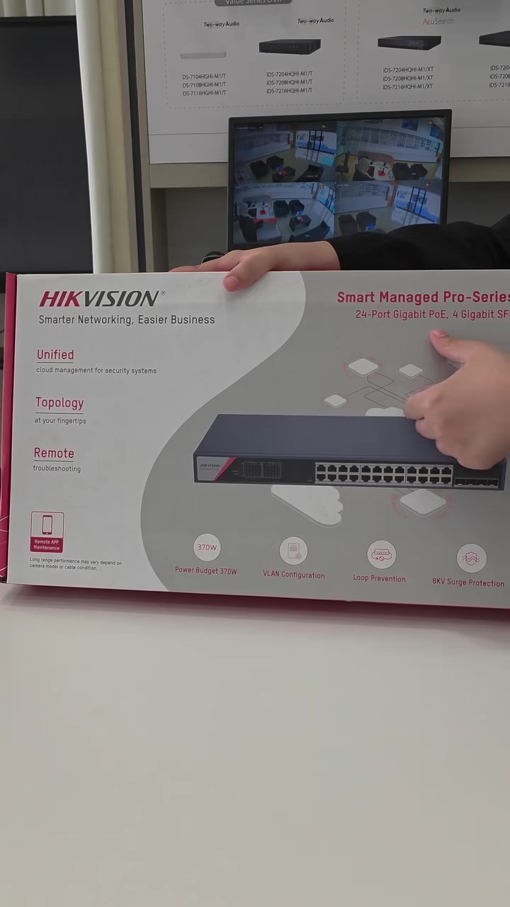 #شركة_الراصد 
سويچ ذكي موديل DS-3E1528P-SI-24P4F بقدرة 370 واط من HIKVISION 

للأستفسار على الأرقام :
***********  
 ***********

العنوان: 
فرع الأول  السماوة-الغربي-تقاطع الوردة-مقابيل الخزينة

فرع الثاني السماوة-بداية شارع الشعبية- من جهة الكورنيش

#كاميرات_مراقبة #switch  #hikvision #hiktechstar2026
