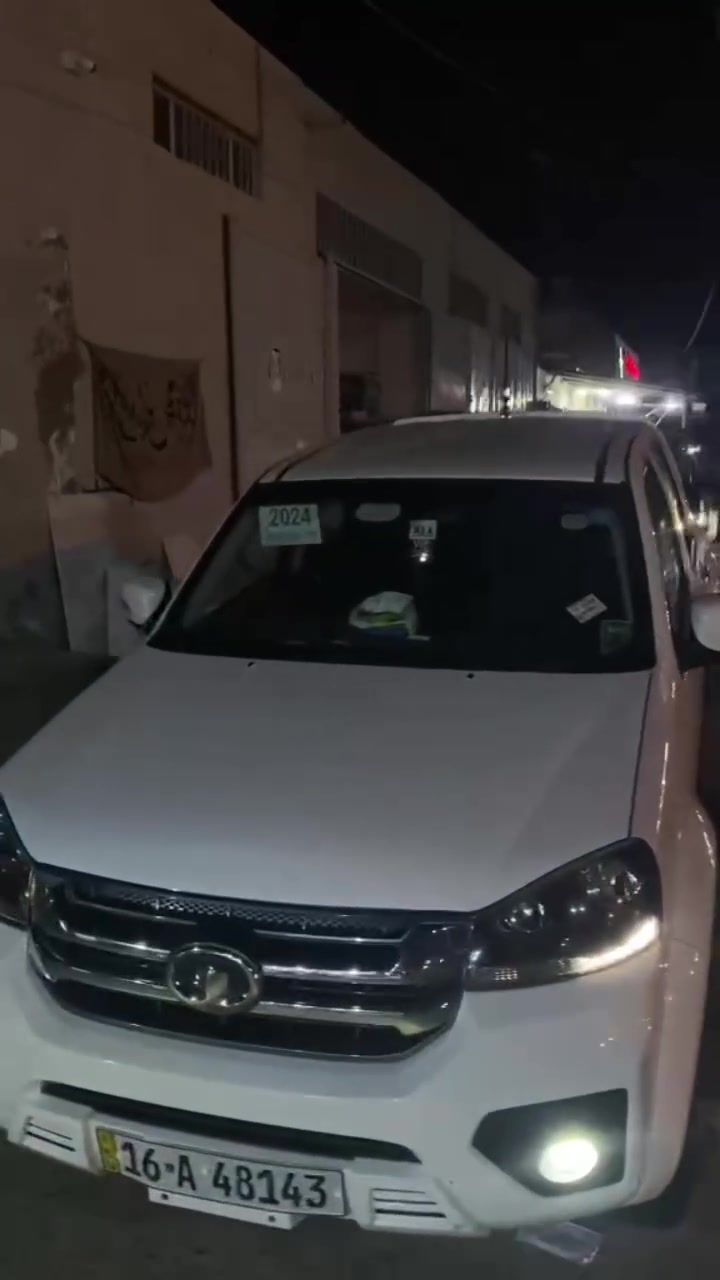 سلام عليكم كريت ويل 2024رقم قادسيه دولي السماوه السياره مكفوله كفاله عامه وضع  شركه ماشه 80 فقط السياره كارتون السعر ١٢٠وبيه مجال او مراوس حسب القناعه الاستفسر***********
