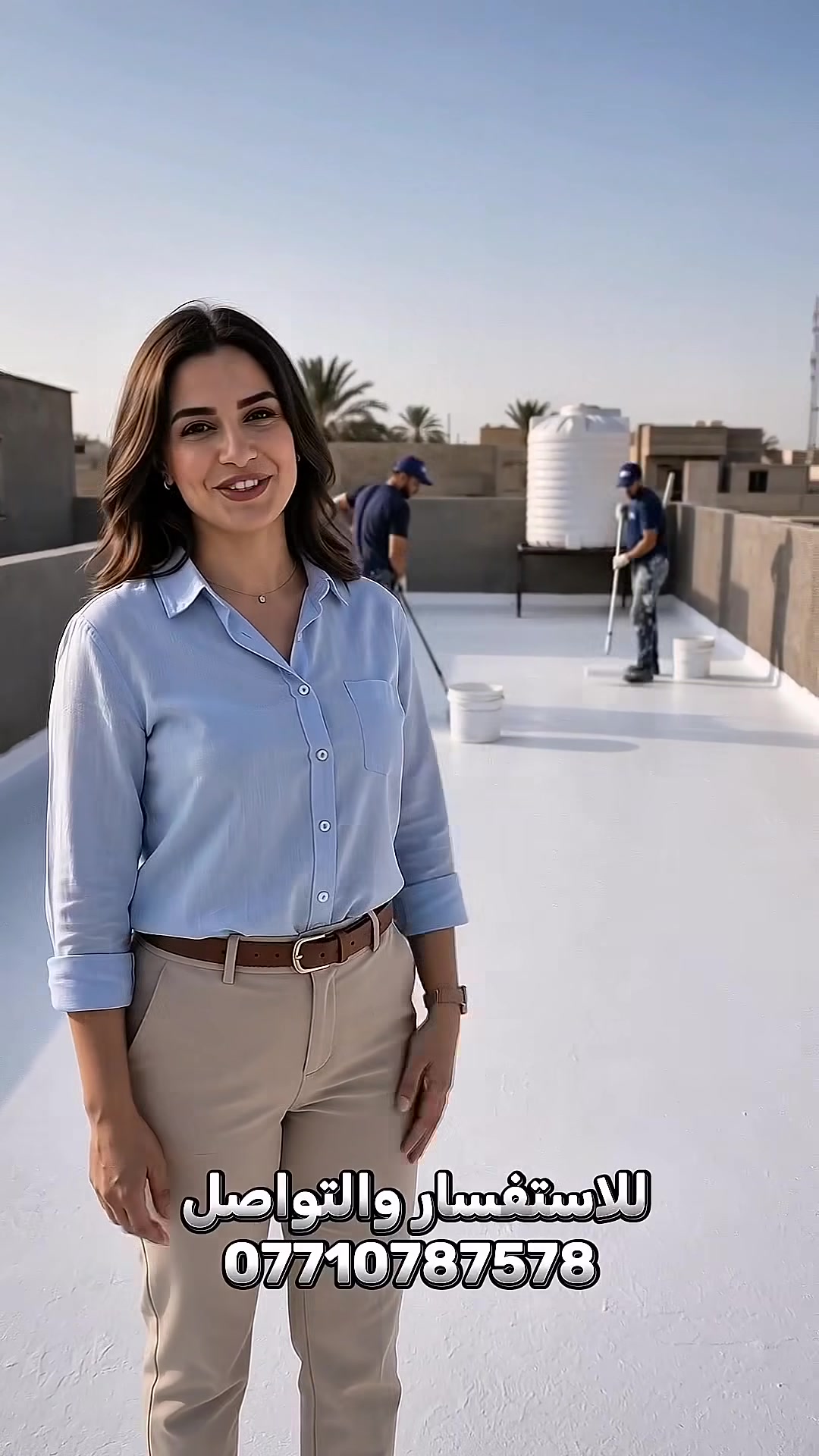 عزل سقف • يحمي من الرطوبة • بغداد