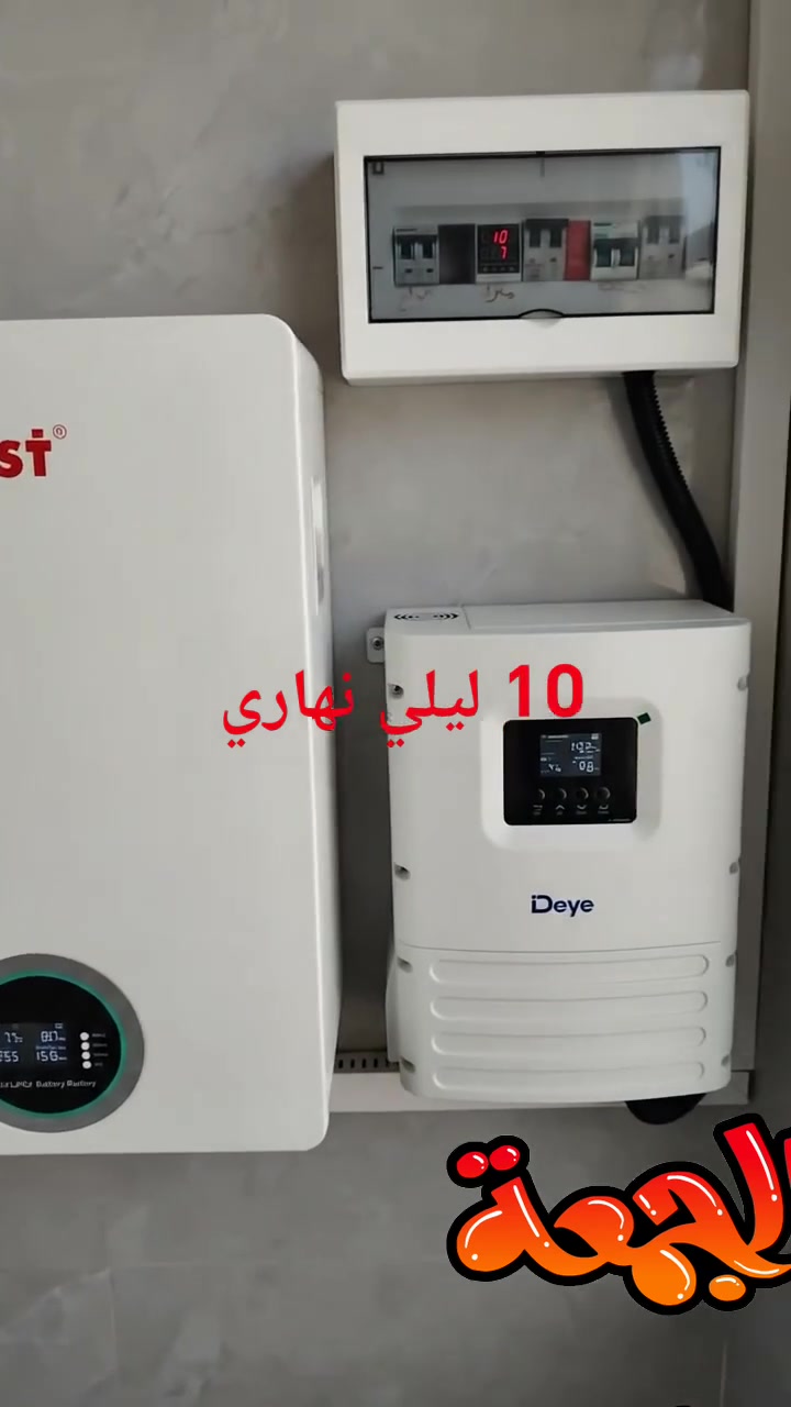 انفيرتر 6 كيلو • بطارية 10 كيلو • بدون الواح