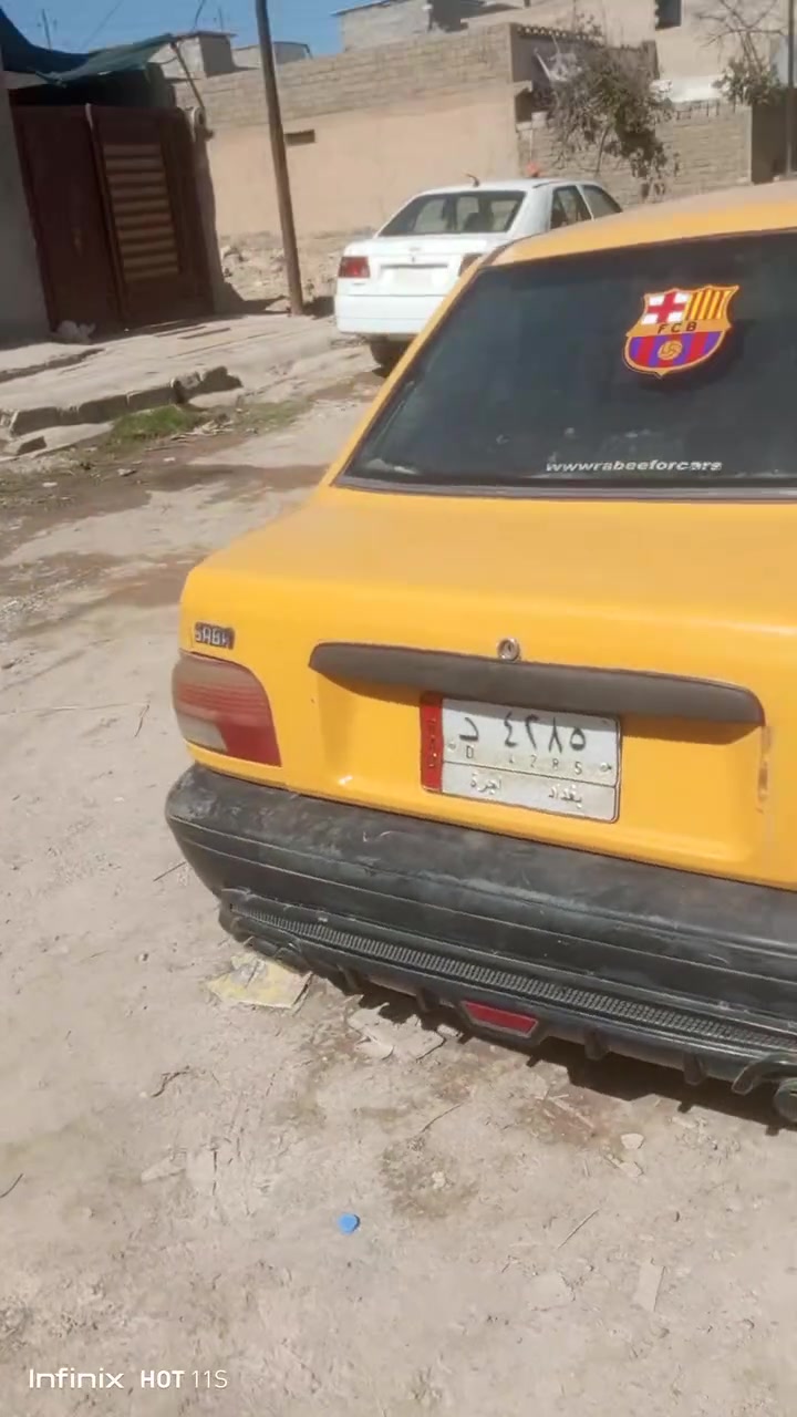 موديل 11
رقم بغداد مشروع وطني شرط التحويل 
كربون بنزين بيها 
عليها هيئه 275 عل مشتري قرامات صفر
كشرها حلو بس يعوزها دواير ترتبهم
محرك وكير شرط 
طخم جديد 
كهربائية كلها شغاله
تواير نص عمرر
مقدمه 6 وبل شهر 2 سعرها 20قفل مكاني انتصار 
وترهم مراوس
