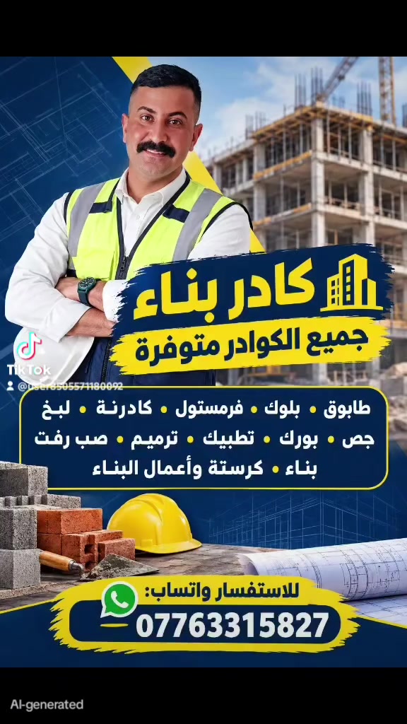 بغداد • خدمات بناء • مقاولات