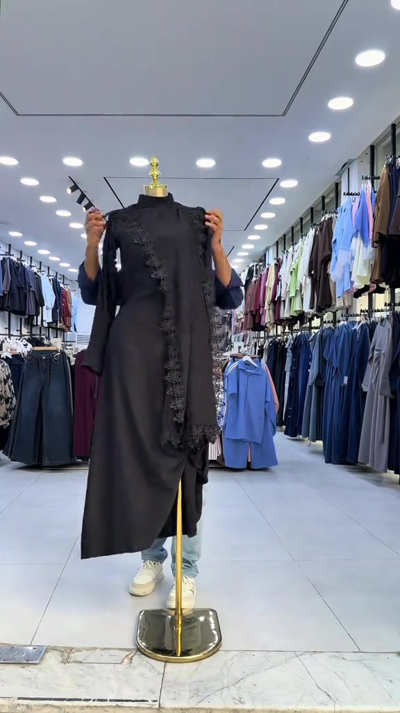 فستان دبي • وشاح • مقاسات ٣٨-٤٨