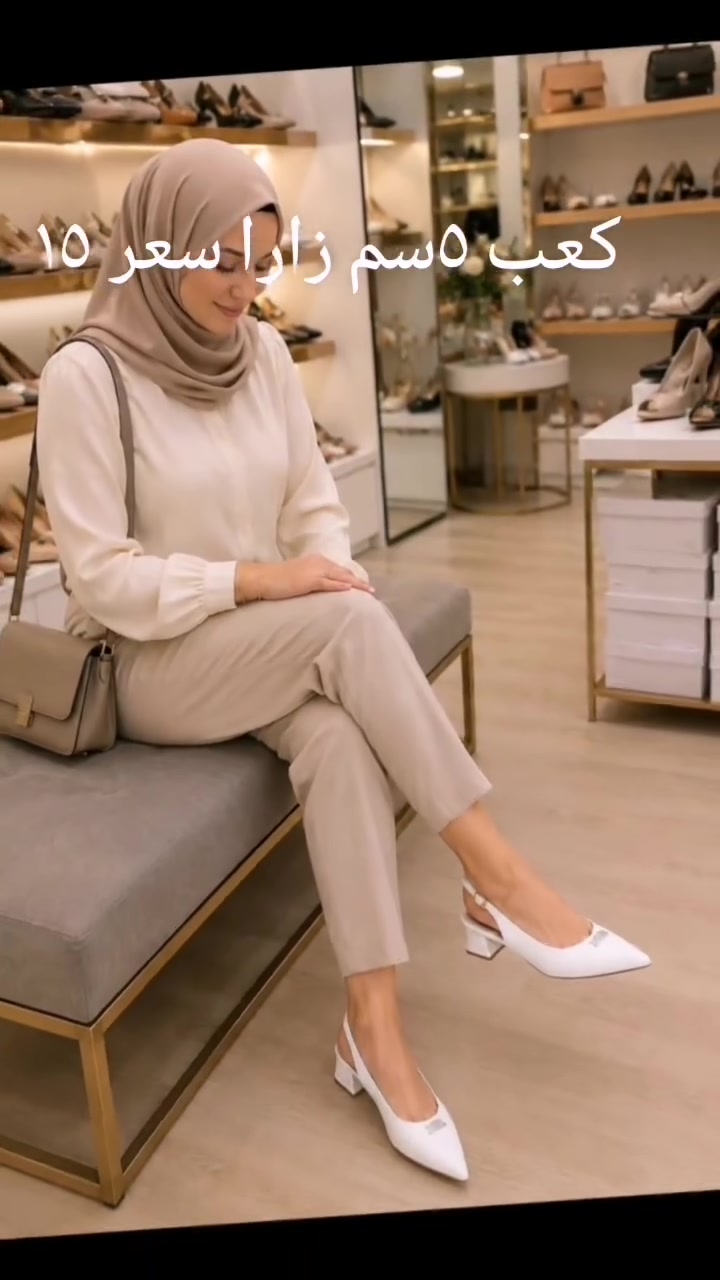 زارا • حذاء • كعب ٥ سم
