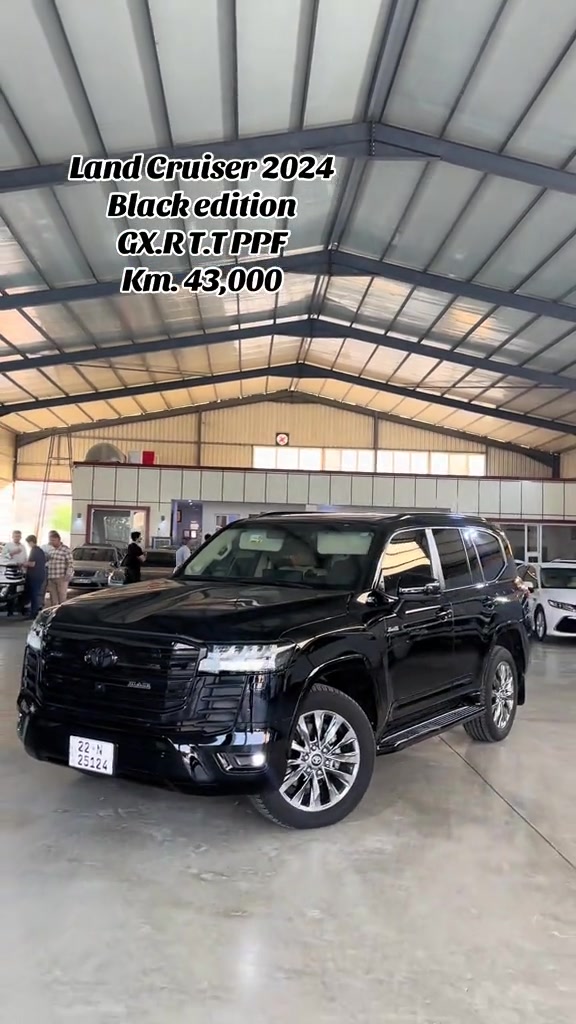 ***********☎️#erbil #soran📍 #ماشالله_تبارك_الله #new #معرض 

نص مكتوب في الصور:
- Land Cruiser 2024
- Black edition
- GX.R.T.PPF
- Km. 43,000