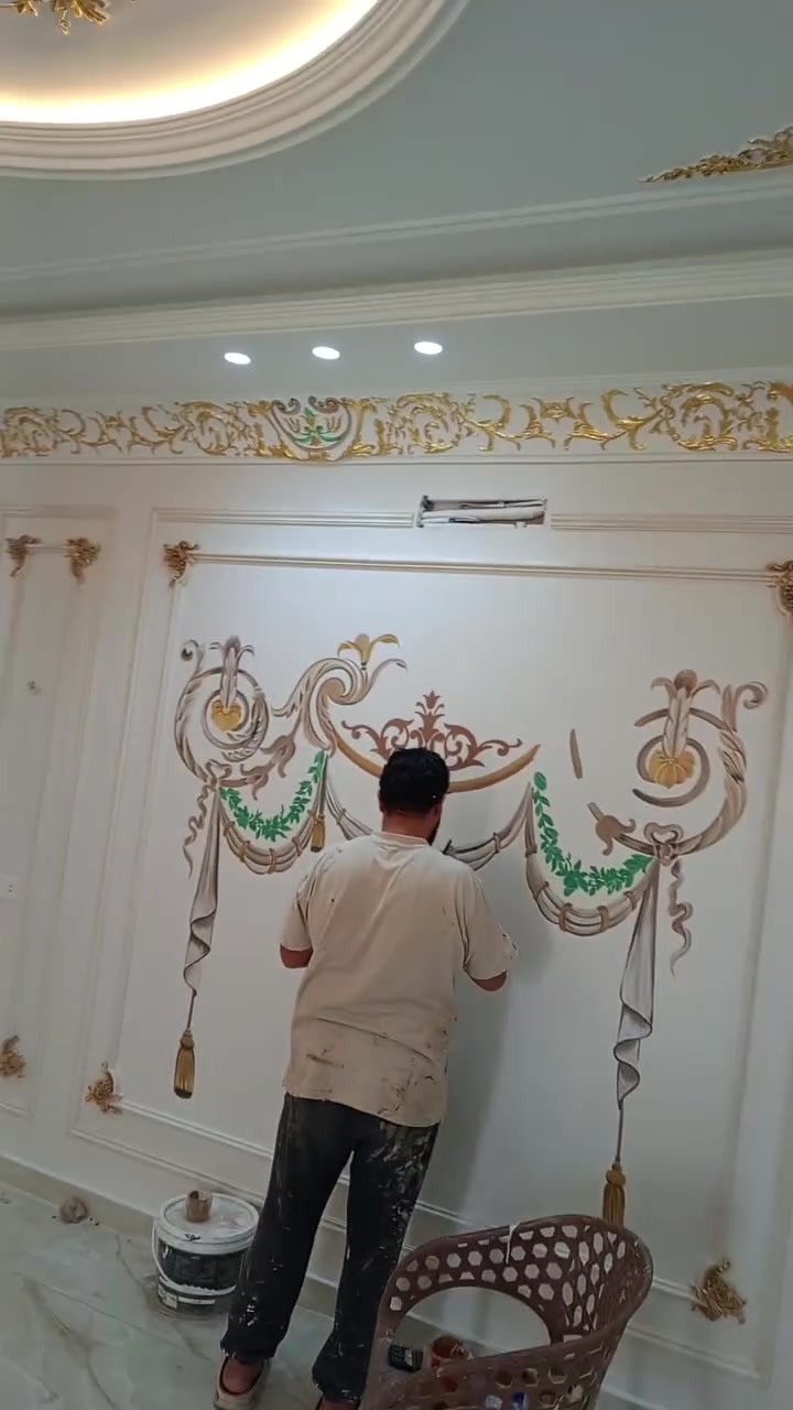 #زخارف #مناظرطبيعيه #نحت #ترومبولي #رسم

