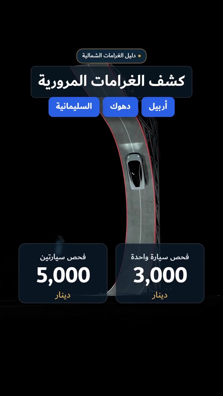 كشف غرامات • الأرقام الشمالية • للسيارات