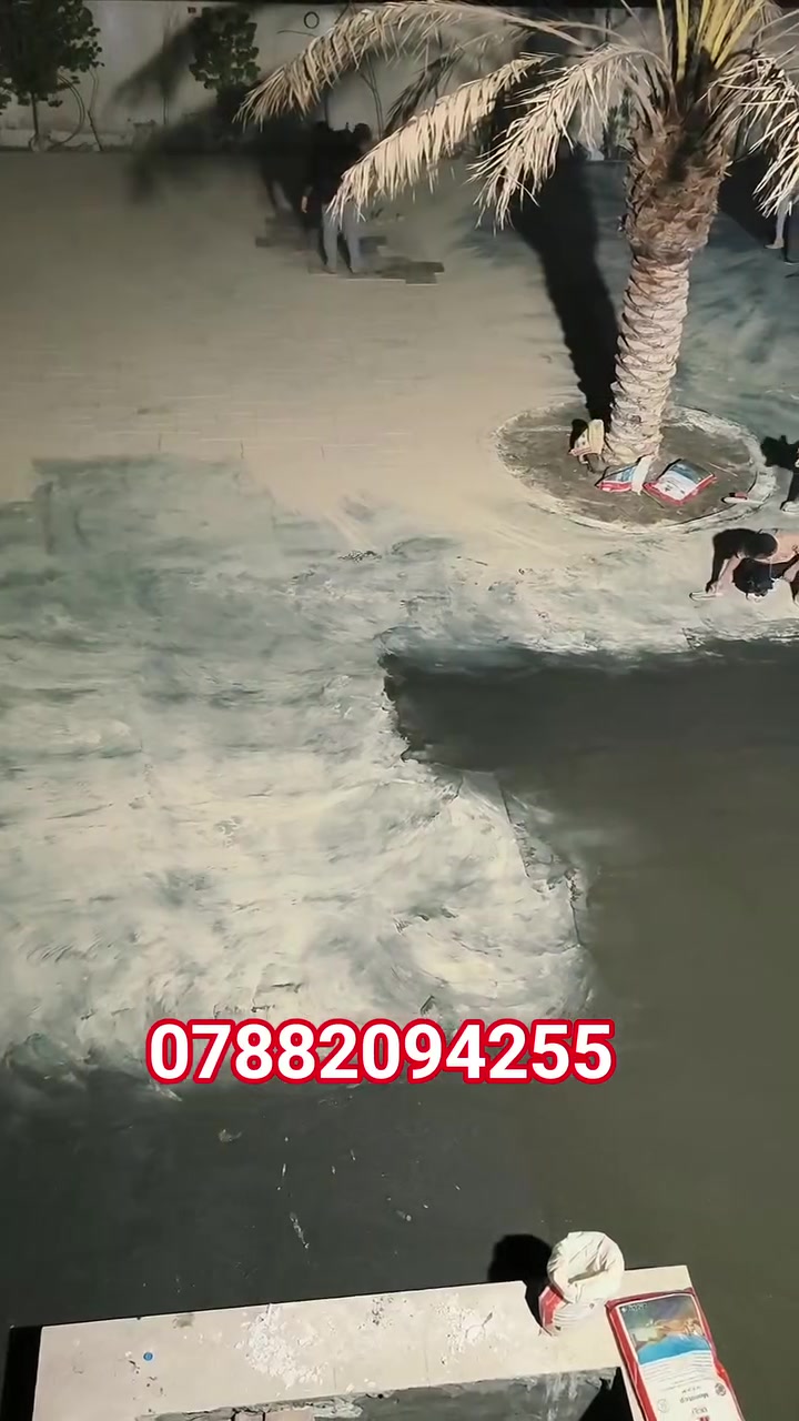 بسم الله الرحمن الرحيم 
محافظة كربلاء المقدسه                ***********‬‏📞
جزء من أعمالنا في محافظات العراق 
نحن مستعدون لتنفيذ جميع اعمال الخرسانة وطباعة الأرضيات بكوادر مختصة ذات خبرة طويلة مع ضمان 10 عشر سنوات 
تفاصيل العمل 
✅1 .نايلون.               
✅2.  بي ار سي B R C
✅3. كونكريت c30 سمك 10 سنتيمتر 
✅4.المواد المستخدمه بالعمل  DCB 
✅5. قص الجوينات لمنع الكونكريت من التفطير
✅5. السلر او الايبوكسي المرحلة النهائيه لتثبيت اللون والمعان والحماية 
للاستفسار المراسلة على الواتساب او اتصال   👇
اتصال 📞***********‬‏
