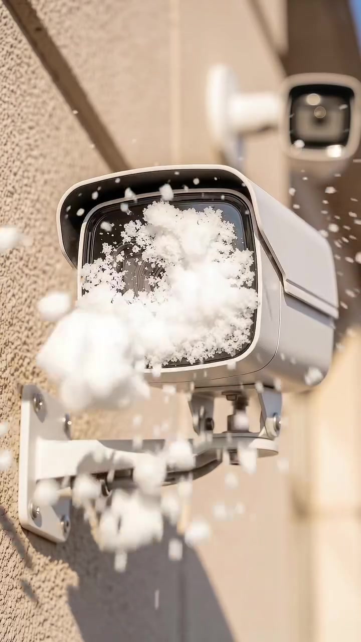كاميرات المراقبة 😱
