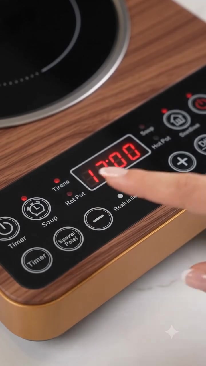 طباخ ليزري عين واحدة 
مواصفات طباخ BEBO الليزري عين واحدة:
تقنية الأشعة تحت الحمراء (Infrared Cooker).
موفّر للطاقة.
تحكّم دقيق بدرجة الحرارة.
خاصية الطهي الذكي.
وظائف متعددة: القلي، الشوي، الشوربة والطبخ.
مؤقّت لضبط وقت الطهي.
أزرار تحكّم باللمس ومستويات حرارة قابلة للتعديل.
تصميم أنيق بسطح يشبه الخشب.
السعر: 33 ألف دينار، والتوصيل مجاناً من Pro Home.
للحجز والاستفسار يرجى مراسلتنا على الخاص ✅
واتساب: ***********
