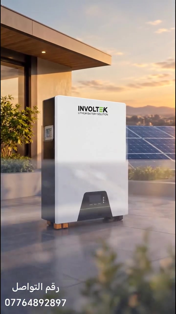 بطاريات INVOLTEK • LiFePO4 • ٦٠٠٠ دورة
