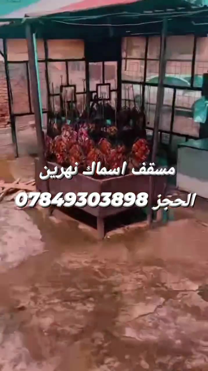 من مسكوف أسماك النهرين متوفر سمك 🐟 ودجاج شوي علفحم 
 شرط كله فريش كدام العين 
العنوان بيجي حي العصري قرب دائرة الري لمعرفة التفاصيل أكثر التواصل عبر الرقم 
***********
