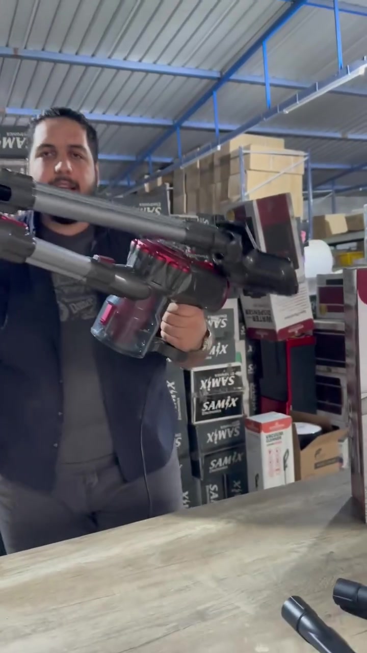 مكنسة امبليوم • ٢ في ١ • فلتر HEPA