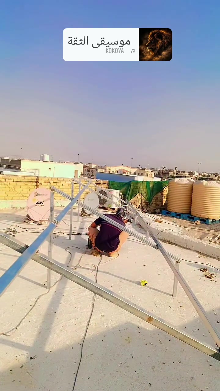 طاقة شمسية • ألواح LONGi X10 • بطارية ليثيوم 10k
