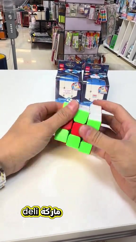 ✨ تحدَّ نفسك مع مكعب روبيك الأصلي من Deli! 🧩 إذا كنت تبحث عن السرعة، السلاسة، والدقة في الحركة، فـ مكعب روبيك الأصلي من Deli هو الخيار المثالي. ✅ حركة سلسة وسريعة بدون تعليق ✅ جودة تصنيع عالية لتحمل الاستخدام اليومي ✅ مناسب للمبتدئين والمحترفين ✅ يساعد على تنمية التركيز وسرعة التفكير وحل المشكلات احصل على تجربة حل ممتعة واحترافية مع مكعب يجمع بين الأداء والجودة. 📍 متوفر الآن لدى العراب سنتر سارع بالحجز قبل نفاد الكمية! 📍العنوان :  بغداد-السيدية-شارع الضباط- مقابيل كلشي  وكلاشي- مجاور مكتب نزار للعقار داخل الفرع  🤳للاستفسار الاتصال على الرقم *********** 🚚تتوفر خدمة توصيل  5000 لجميع محافظات العراق
