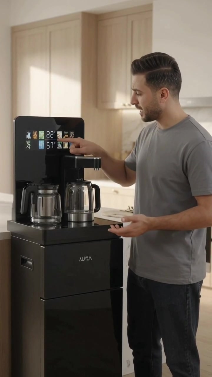 تريد تحول ميز مكتبك أو صالتك لمحطة ضيافة ملكية وتخلص من الغلايات القديمة؟ 😫☕

طقم موزع المياه وطاولة الشاي الإلكترونية الذكية من امبليوم وصل! 🔥

قارورة ماء مخفية بالأسفل بدون رفع أوزان + شاشة لمس تعرض درجات الحرارة ✨

إبريقين زجاجيين (غلاية مياه مسرعة + إبريق تخدير بمصفاة ستانلس ستيل) 🦾

صنبور مياه أوتوماتيكي يصب الماي بالإبريق تلقائياً وبدون أي مجهود ✨

خاصية حفظ الحرارة تخلي الشاي والماي حار وخادر طول اليوم بهيكل زجاجي أسود فخم 💎

اطلبه هسة واضمن الفخامة والراحة ببيتك ومكتبك بأقل سعر.! 👇
السعر ٢٩٠ الف

للطلب ***********