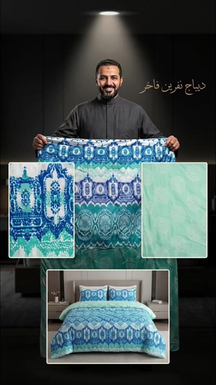 ديباج  بالة نفرين
وجهين
السعر 20
الرقم /***********
اذا كانت القطعه مختلفة عن المعروضة يحق لك ارجاع القطعة مع المندوب
العنوان الناصرية الصالحية شارع العروبة
