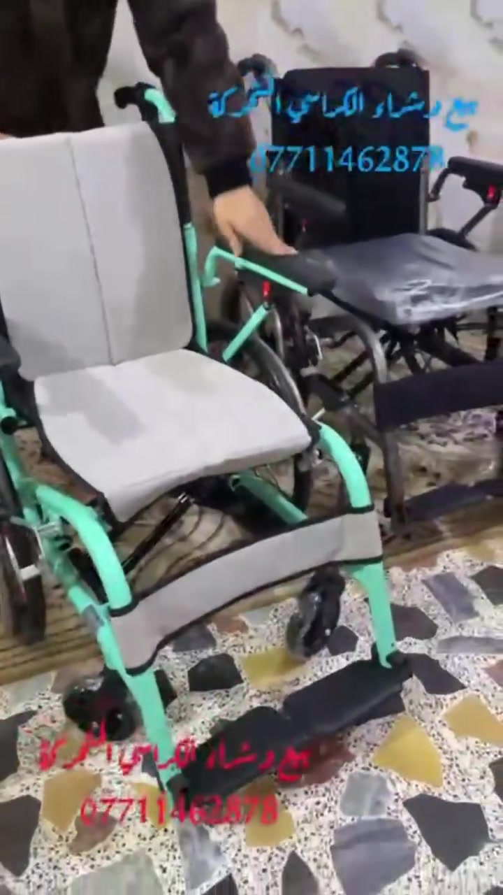 📢📢📢🦽🦽🧑‍🦽🧑‍🦽
كرسي رياضي حجم المقعد40 سانتيم ألمنيوم خفيف الوزن موجود بلونين المكان بغداد الإتصال على ارقام الهاتف *********** واتساب ☎️
*********** 📞 
يوجد خدمة توصيل جميع المحافظات 🚚🚛🚒🛻
#ارجو_الأعجاب_ومتابعة_البيج 🇮🇶🇮🇶🇮🇶🇮🇶🇮🇶🇮🇶🇮🇶
